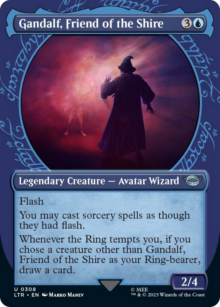 Gandalf, Friend of the Shire (Showcase Ring Frame) [The Lord of the Rings: Tales of Middle-Earth] Foil