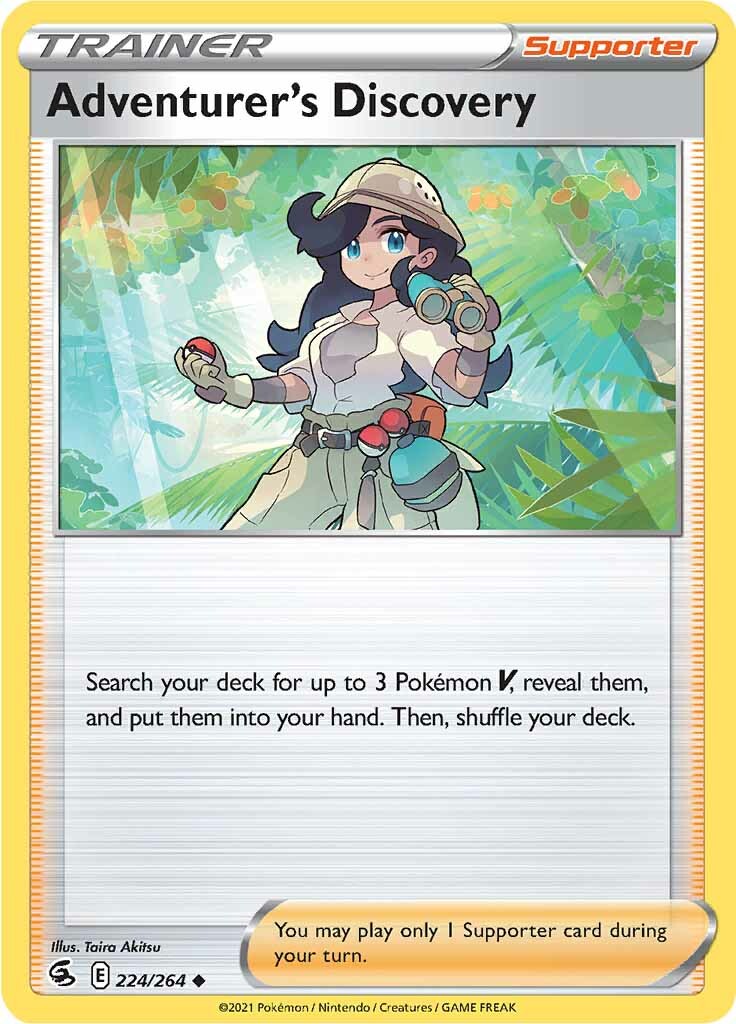 Adventurer's Discovery (224/264) [Sword & Shield: Fusion Strike] Reverse Holofoil