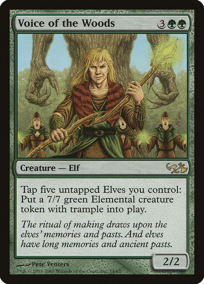 Voice of the Woods [Duel Decks: Elves vs. Goblins] Foil