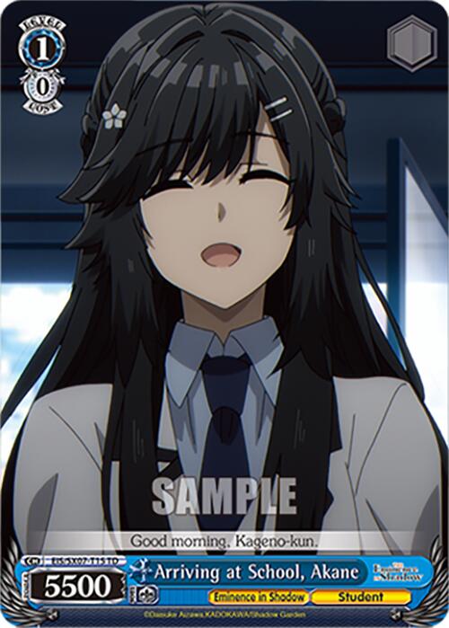 Arriving at School, Akane (EIS/SX07-T15) [The Eminence in Shadow]