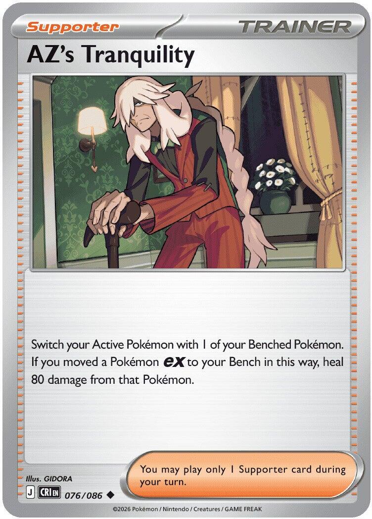 AZ's Tranquility (076/086) [Mega Evolution: Chaos Rising] Reverse Holofoil