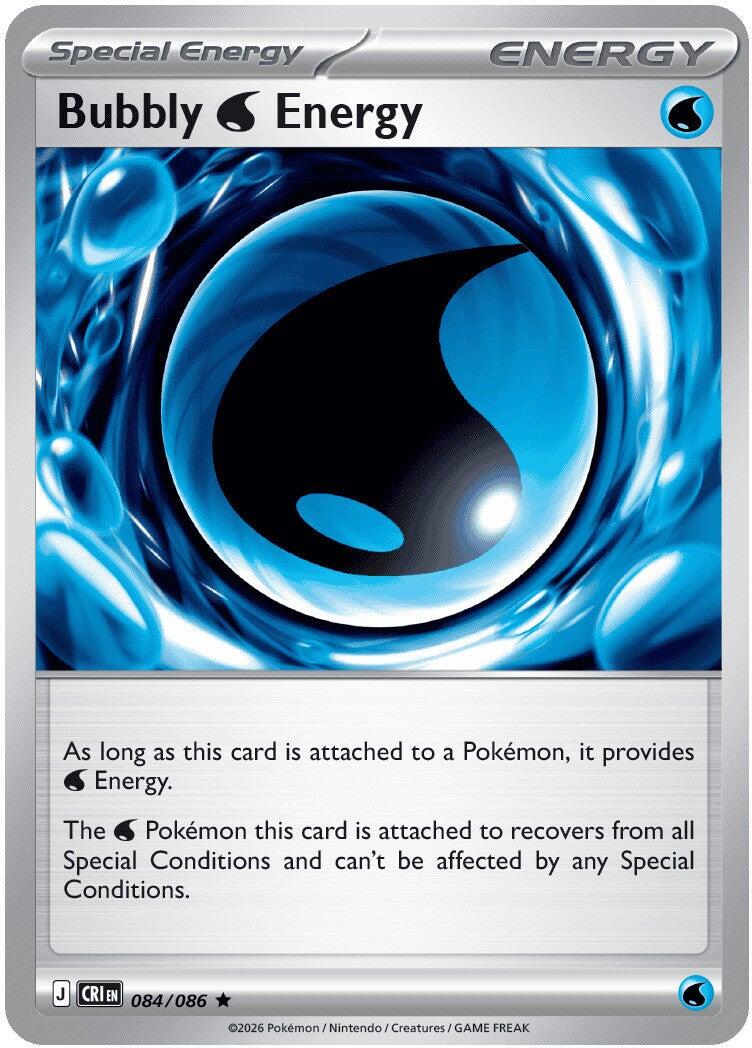 Bubbly W Energy (084/086) [Mega Evolution: Chaos Rising] Reverse Holofoil