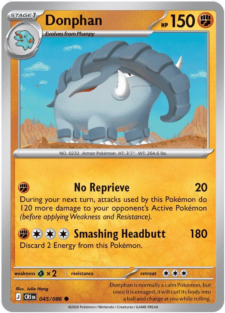 Donphan (045/086) [Mega Evolution: Chaos Rising] Reverse Holofoil
