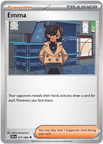 Emma (077/086) [Mega Evolution: Chaos Rising] Reverse Holofoil