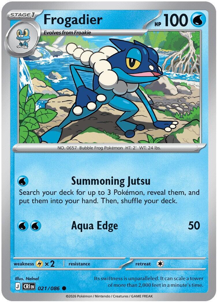 Frogadier (021/086) [Mega Evolution: Chaos Rising] Reverse Holofoil