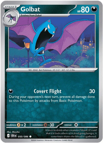Golbat (050/086) [Mega Evolution: Chaos Rising] Reverse Holofoil