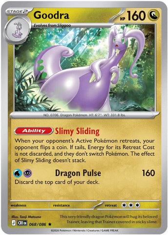 Goodra (068/086) [Mega Evolution: Chaos Rising] Reverse Holofoil