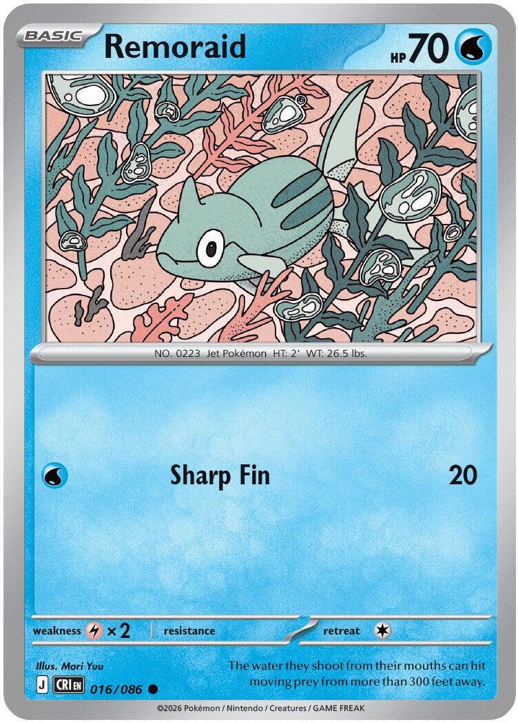 Remoraid (016/086) [Mega Evolution: Chaos Rising] Reverse Holofoil