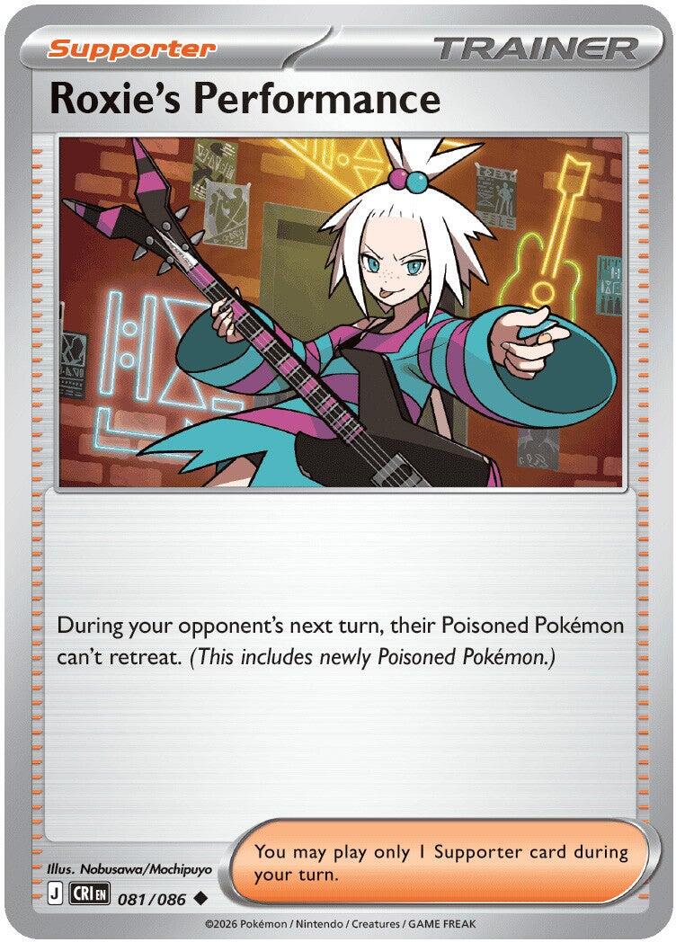 Roxie's Performance (081/086) [Mega Evolution: Chaos Rising] Reverse Holofoil