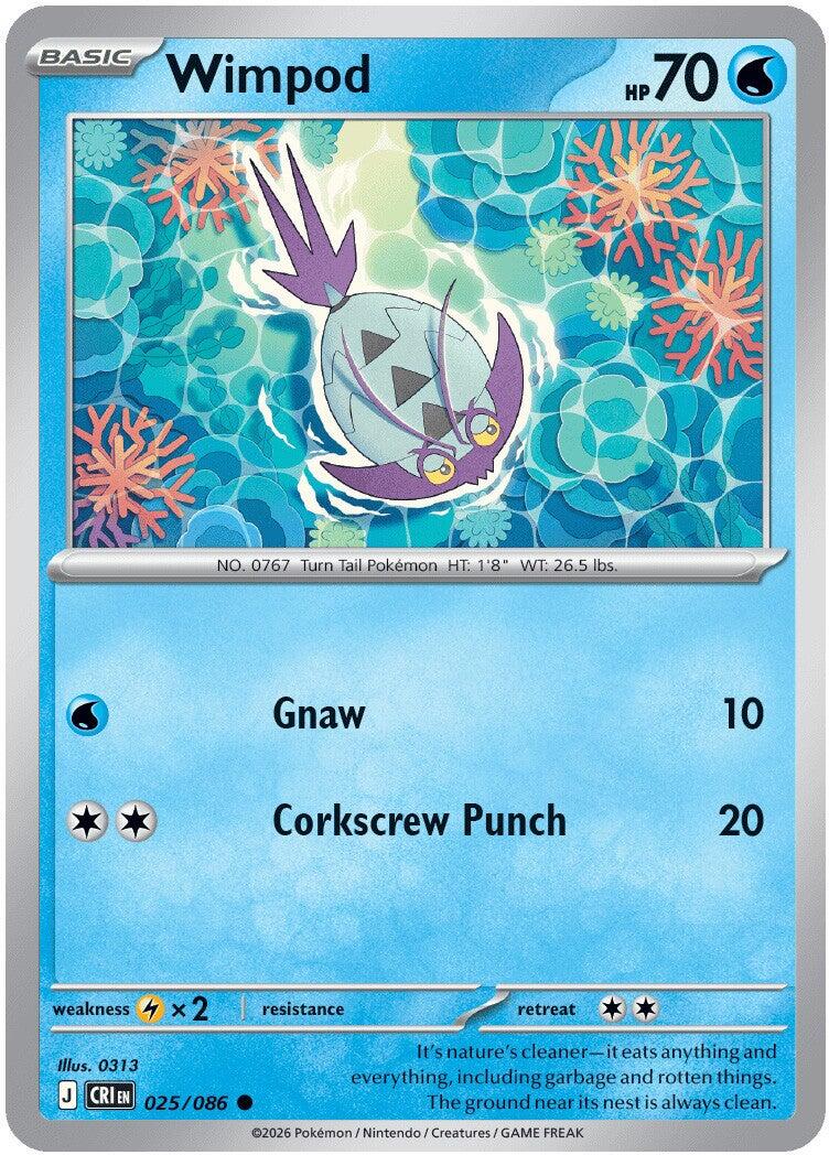 Wimpod (025/086) [Mega Evolution: Chaos Rising] Reverse Holofoil