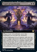 Court of Locthwain (Extended Art) [Wilds of Eldraine Commander] Foil
