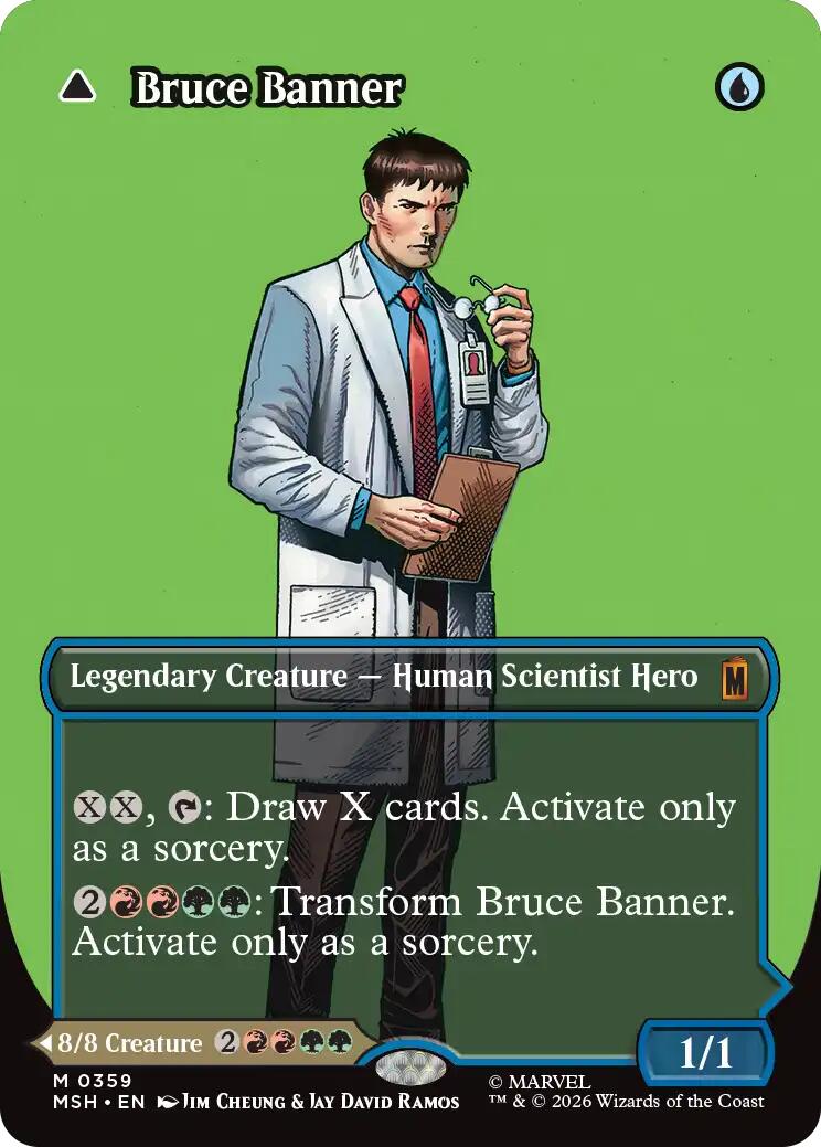 Bruce Banner (Borderless) (0359) [Marvel Super Heroes] Foil