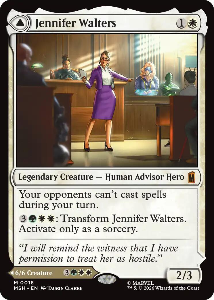 Jennifer Walters // The Sensational She-Hulk [Marvel Super Heroes] Foil