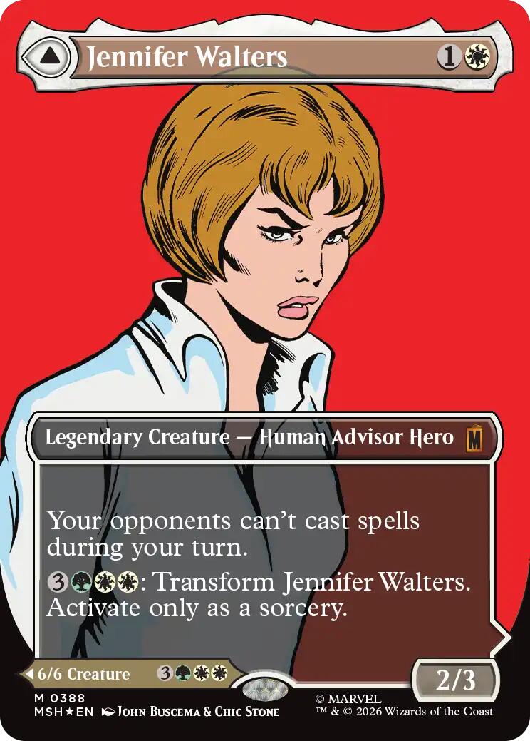 Jennifer Walters // The Sensational She-Hulk (Borderless) (0388) [Marvel Super Heroes] Foil