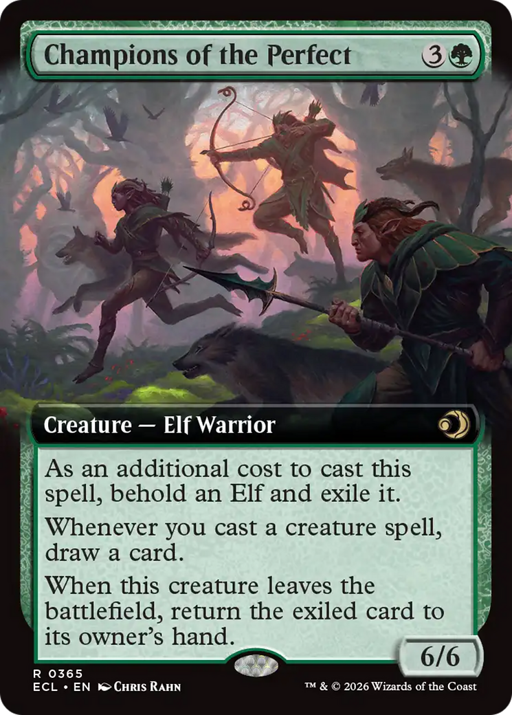 Champions of the Perfect (Extended Art) [Lorwyn Eclipsed] Foil