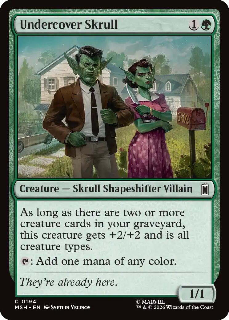 Undercover Skull [Marvel Super Heroes] Foil