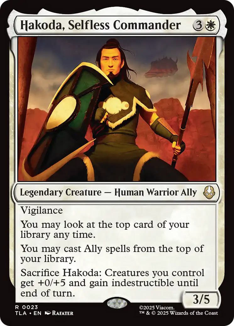 Hakoda, Selfless Commander [Avatar: The Last Airbender] Foil