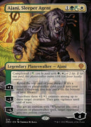 Ajani, Sleeper Agent (Borderless) (376) [Dominaria United] Foil