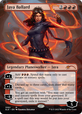 Jaya Ballard (Borderless) [Secret Lair Drop Series] Foil