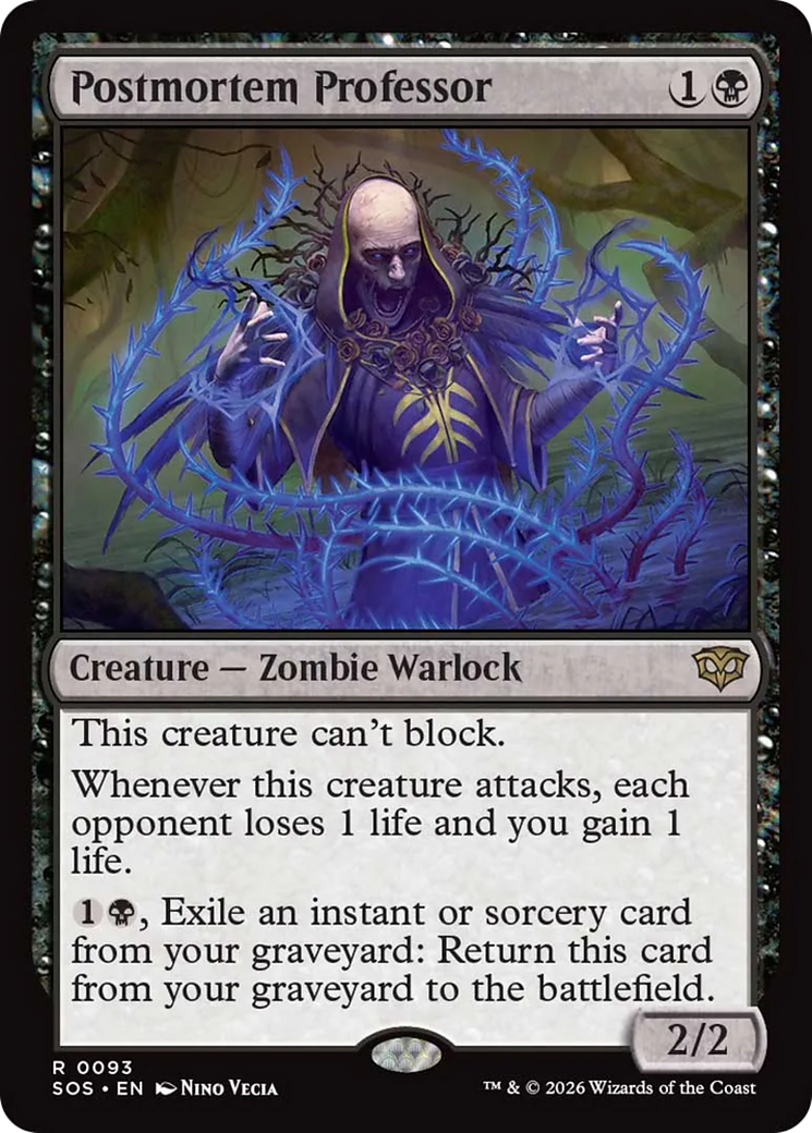 Postmortem Professor [Secrets of Strixhaven] Foil