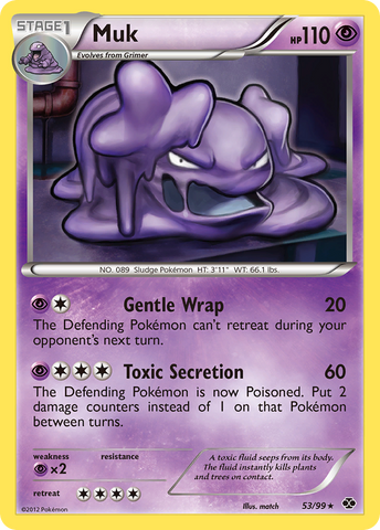 Muk (53/99) [Black & White: Next Destinies] Reverse Holofoil
