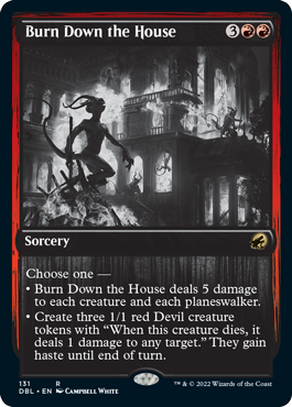 Burn Down the House [Innistrad: Double Feature] Foil