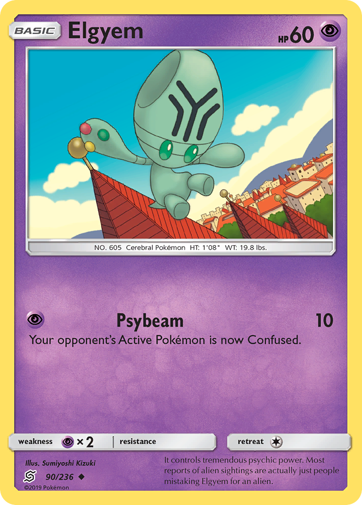 Elgyem (90/236) [Sun & Moon: Unified Minds] Reverse Holofoil
