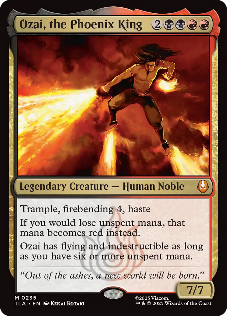 Ozai, the Phoenix King [Avatar: The Last Airbender] Foil