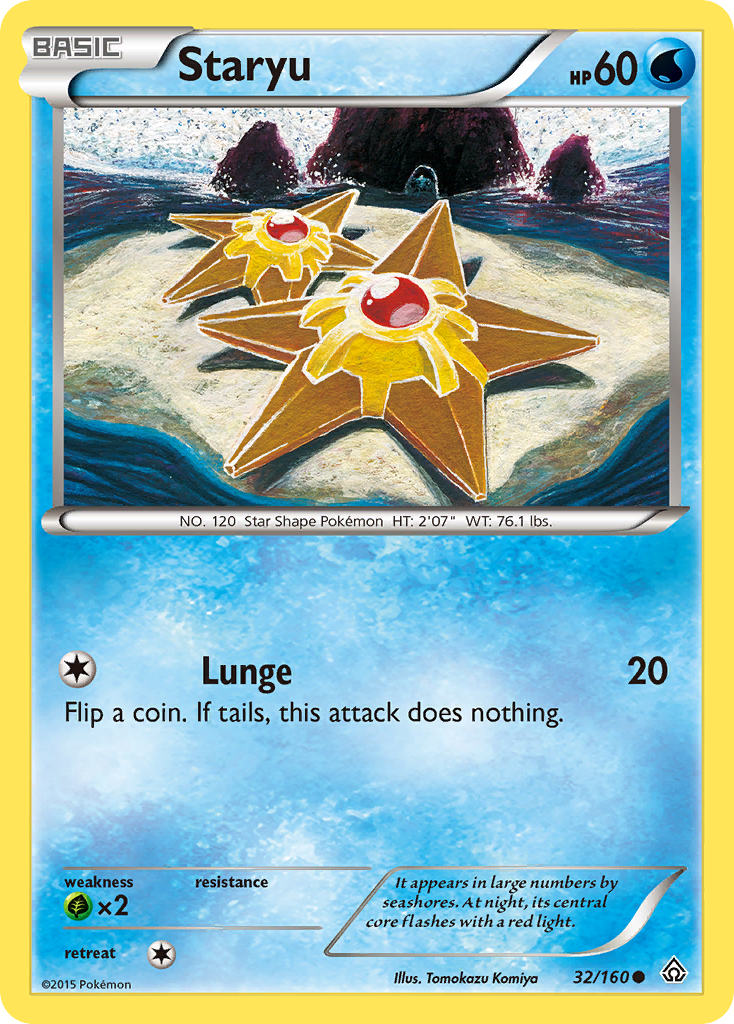 Staryu (32/160) [XY: Primal Clash] Reverse Holofoil