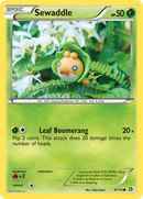 Sewaddle (9/113) [Black & White: Legendary Treasures] Reverse Holofoil