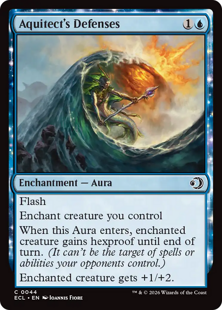 Aquitect's Defenses [Lorwyn Eclipsed] Foil