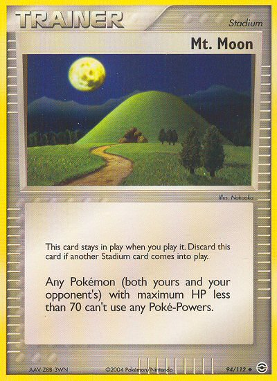 Mt. Moon (94/112) [EX: FireRed & LeafGreen] Reverse Holofoil