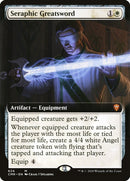 Seraphic Greatsword (Extended Art) [Commander Legends] Foil
