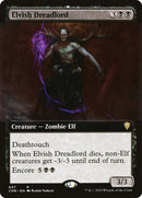 Elvish Dreadlord (Extended Art) [Commander Legends] Foil