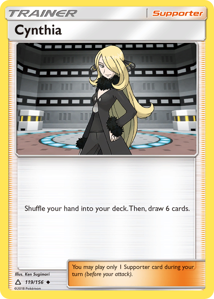 Cynthia (119/156) [Sun & Moon: Ultra Prism] Reverse Holofoil