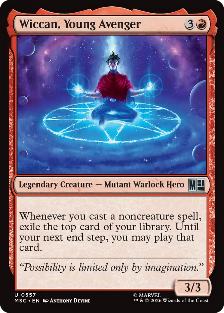 Wiccan, Young Avenger [Marvel Super Heroes Commander] Foil
