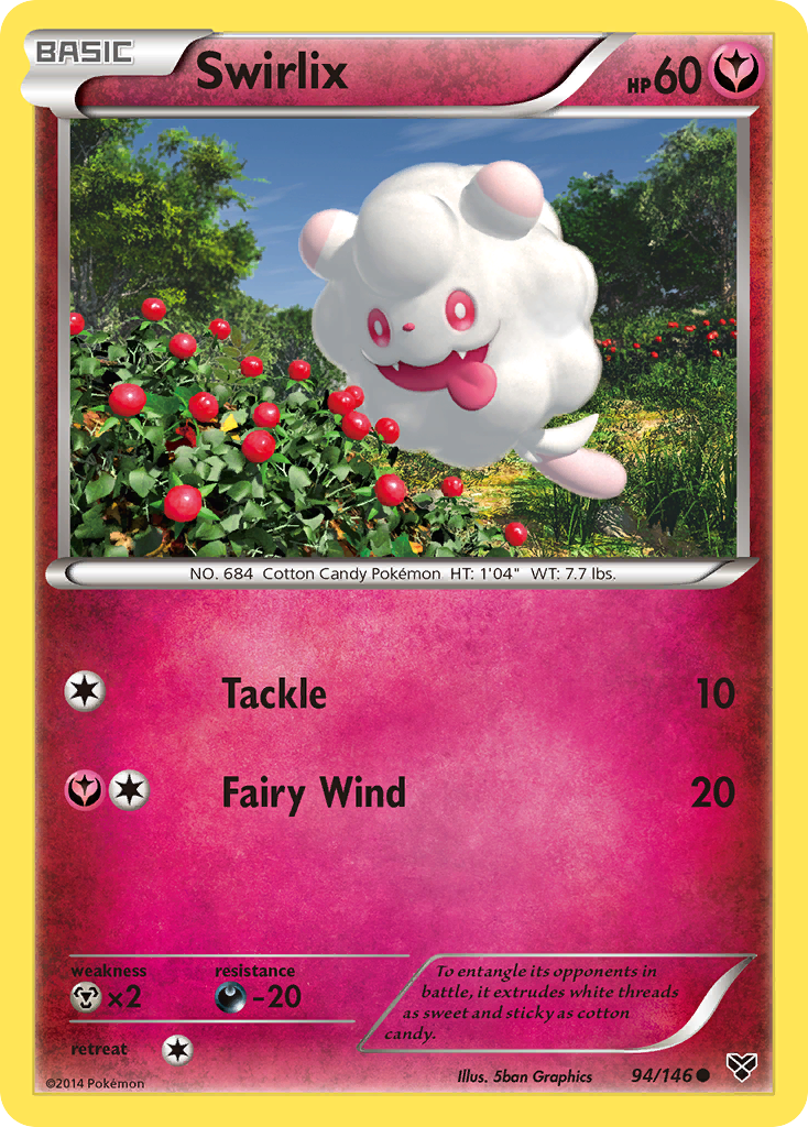 Swirlix (94/146) [XY: Base Set] Reverse Holofoil
