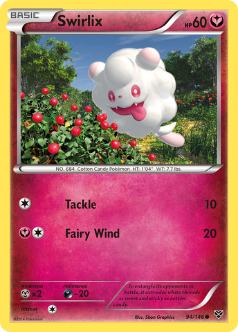Swirlix (94/146) [XY: Base Set] Reverse Holofoil