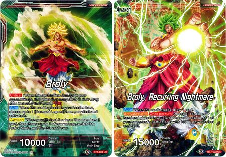 Broly // Broly, Recurring Nightmare (BT7-002) [Assault of the Saiyans] Parallel Foil