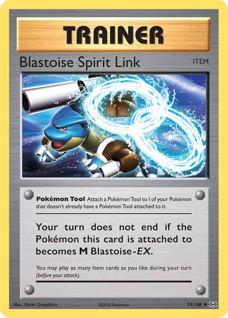 Blastoise Spirit Link (73/108) [XY: Evolutions] Reverse Holofoil