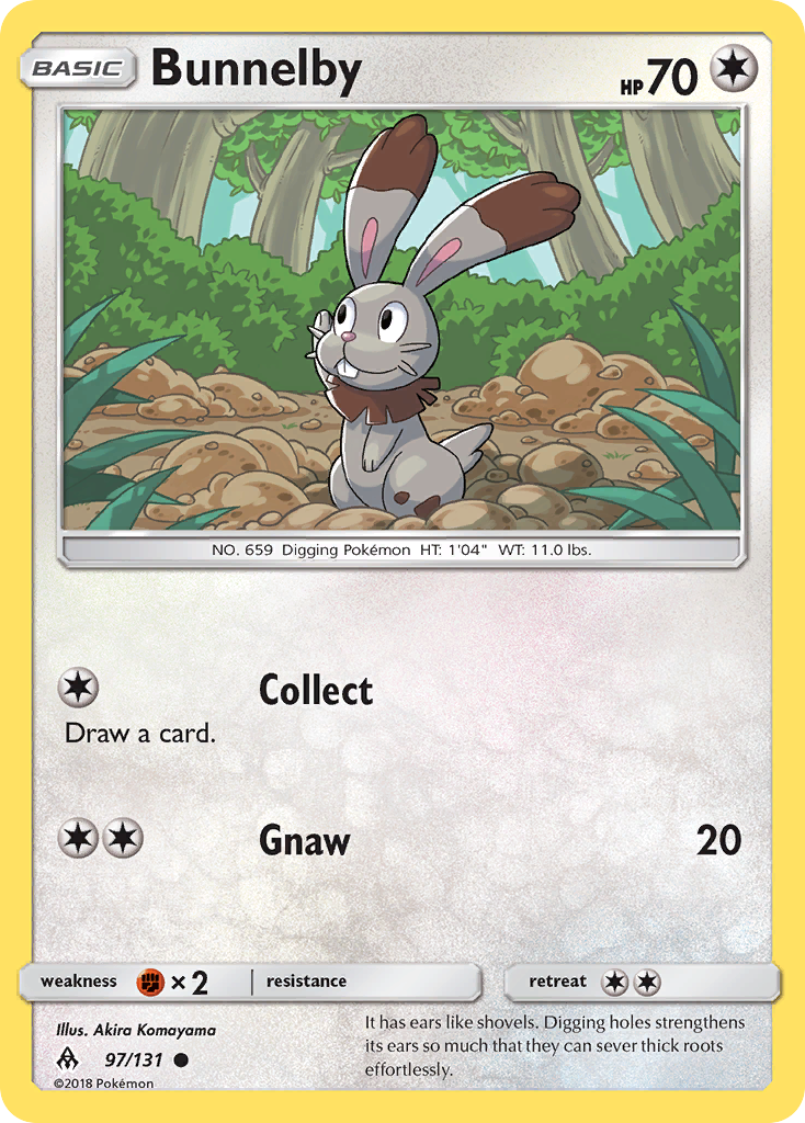 Bunnelby (97/131) [Sun & Moon: Forbidden Light] Reverse Holofoil