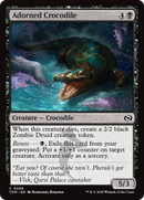 Adorned Crocodile [Tarkir: Dragonstorm] Foil