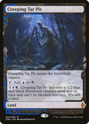 Creeping Tar Pit (Expeditions) [Zendikar Rising Expeditions] Foil