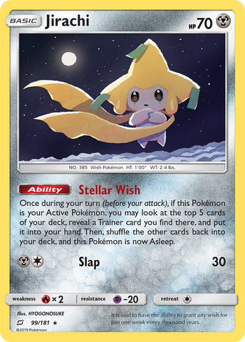Jirachi (99/181) [Sun & Moon: Team Up] Reverse Holofoil