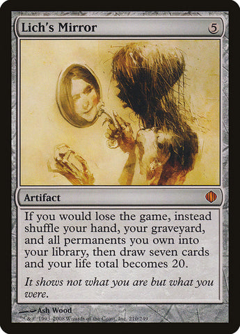 Lich's Mirror [Shards of Alara] Foil