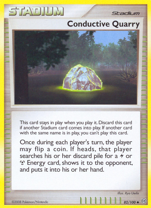 Conductive Quarry (82/100) [Diamond & Pearl: Stormfront] Reverse Holofoil