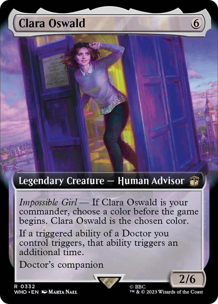 Clara Oswald [Doctor Who] Foil