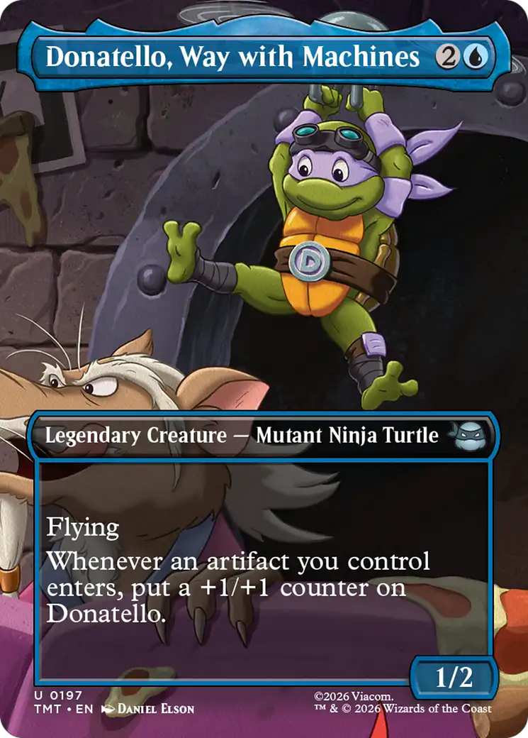 Donatello, Way with Machines (Borderless) [Teenage Mutant Ninja Turtles] Foil