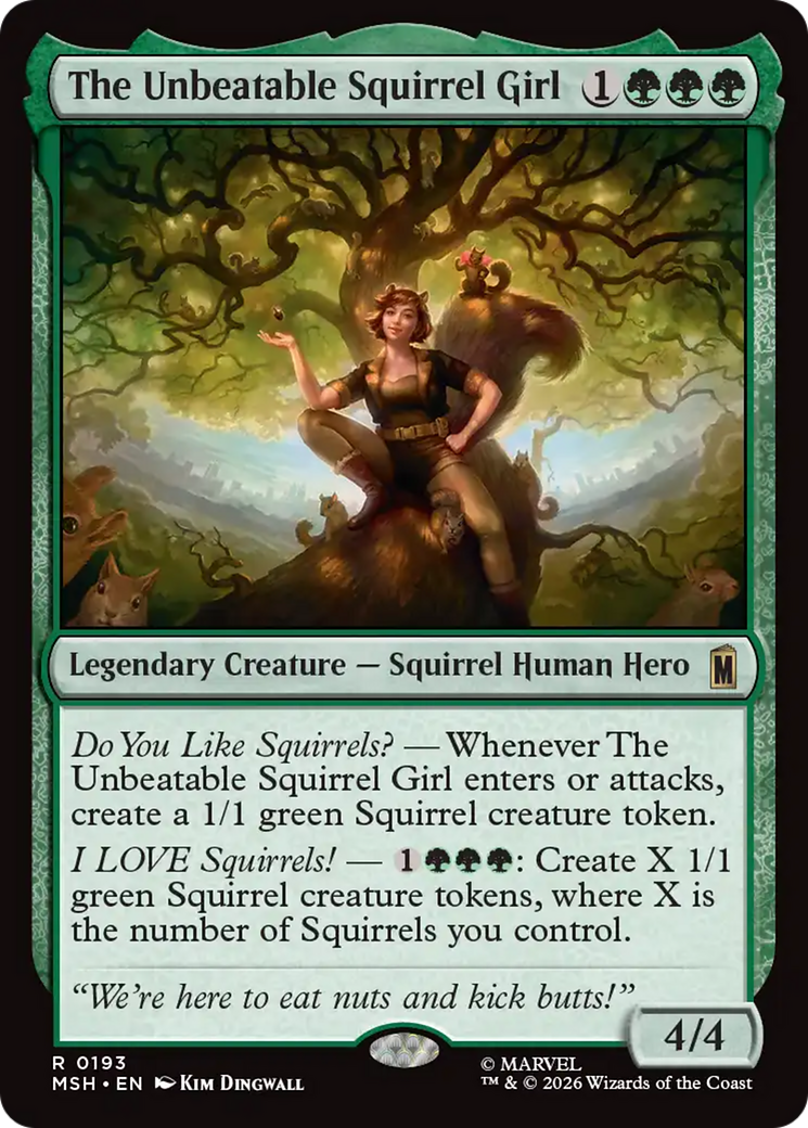 The Unbeatable Squirrel Girl [Marvel Super Heroes] Foil