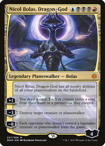 Nicol Bolas, Dragon-God [War of the Spark] Foil